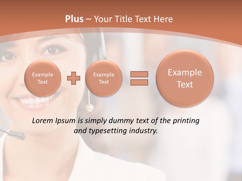 Customer Telemarketing Hispanic PowerPoint Template