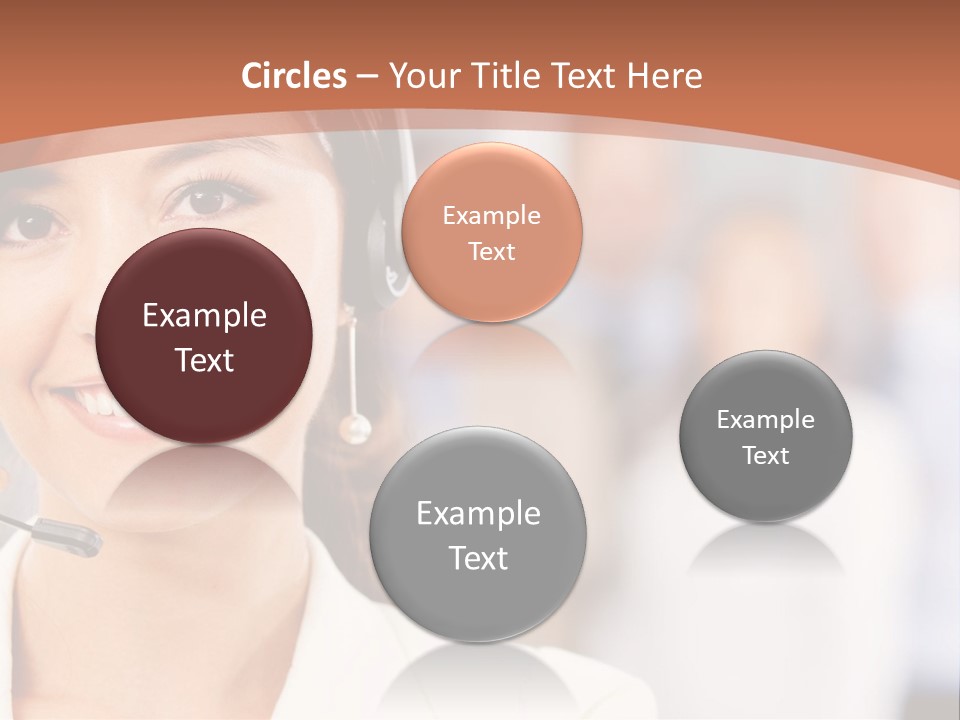 Customer Telemarketing Hispanic PowerPoint Template