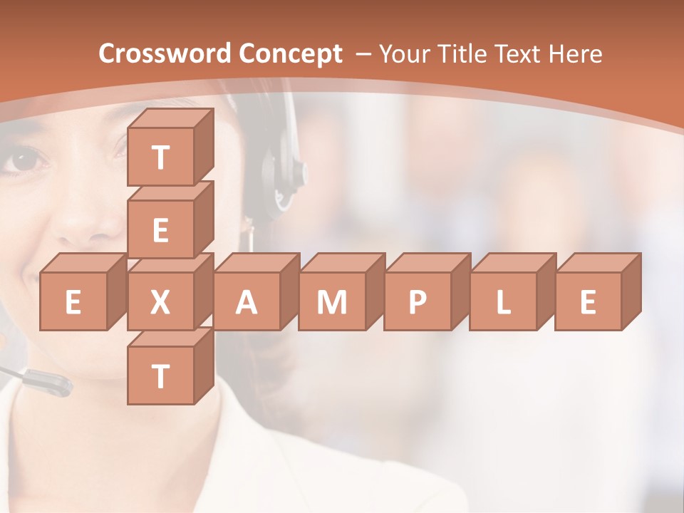 Customer Telemarketing Hispanic PowerPoint Template