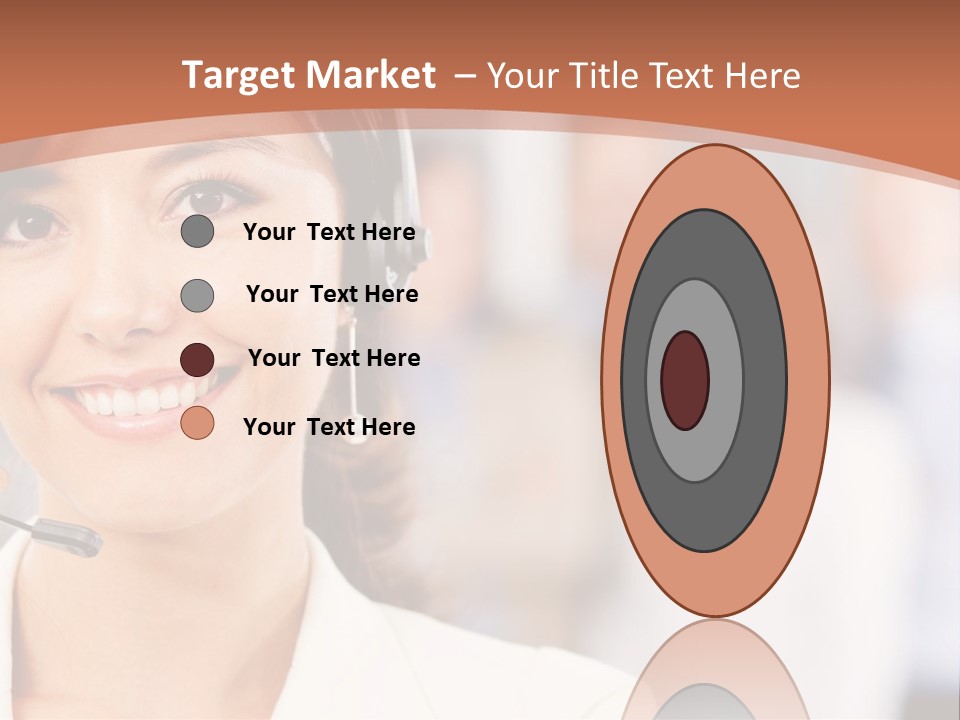 Customer Telemarketing Hispanic PowerPoint Template
