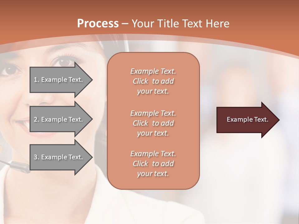 Customer Telemarketing Hispanic PowerPoint Template