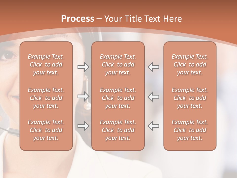 Customer Telemarketing Hispanic PowerPoint Template