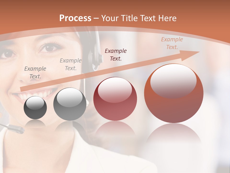 Customer Telemarketing Hispanic PowerPoint Template
