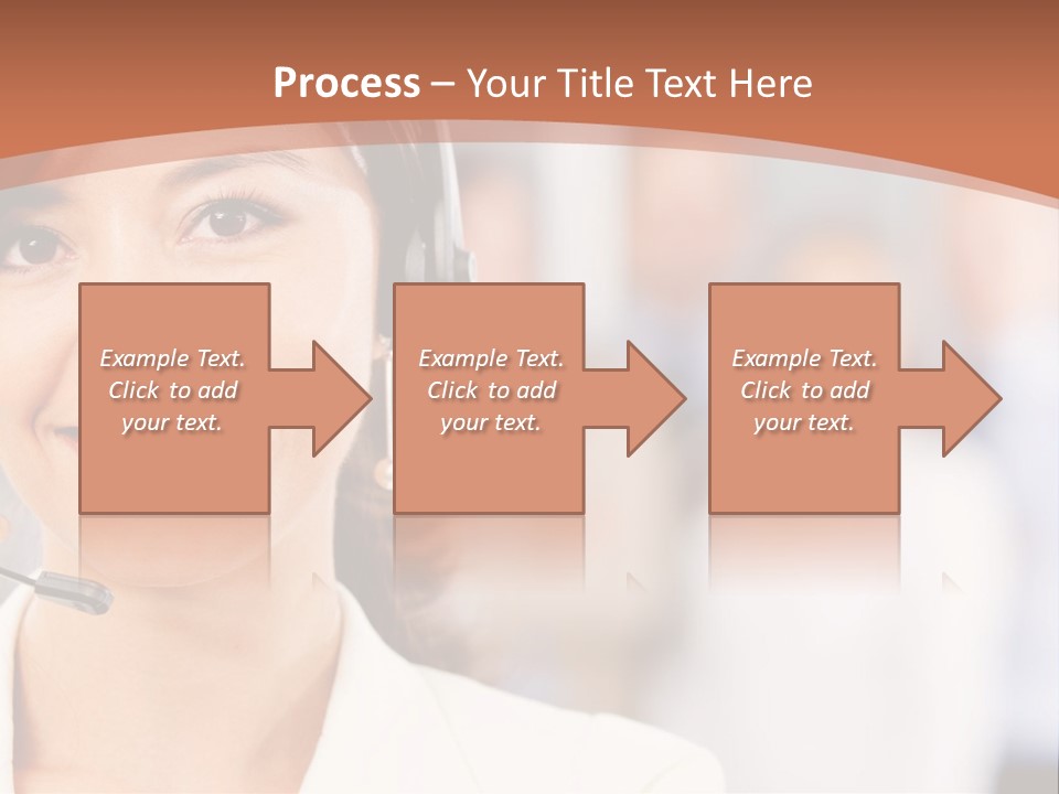 Customer Telemarketing Hispanic PowerPoint Template