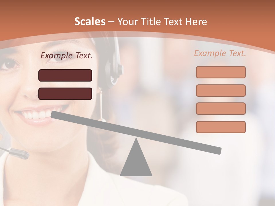 Customer Telemarketing Hispanic PowerPoint Template