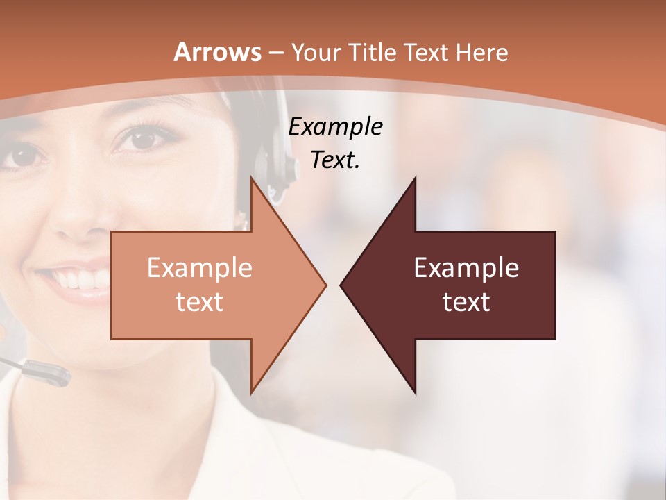 Customer Telemarketing Hispanic PowerPoint Template