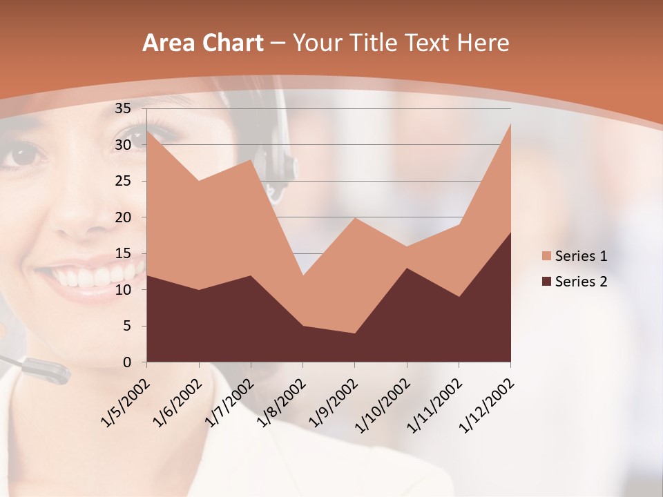 Customer Telemarketing Hispanic PowerPoint Template