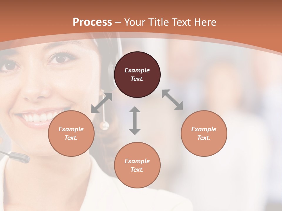 Customer Telemarketing Hispanic PowerPoint Template