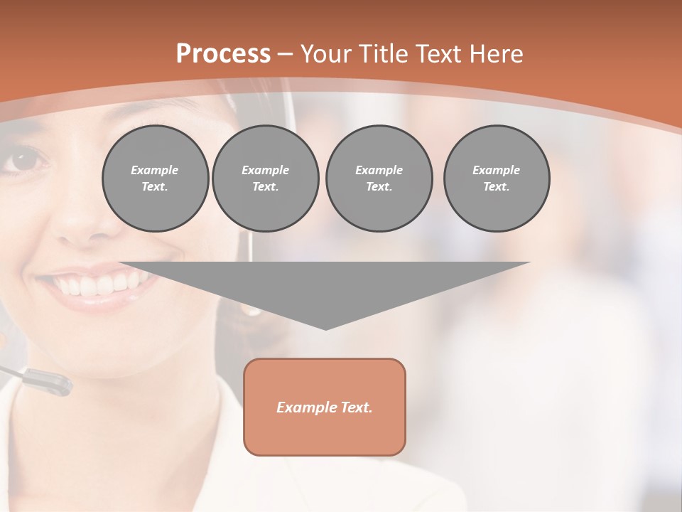 Customer Telemarketing Hispanic PowerPoint Template