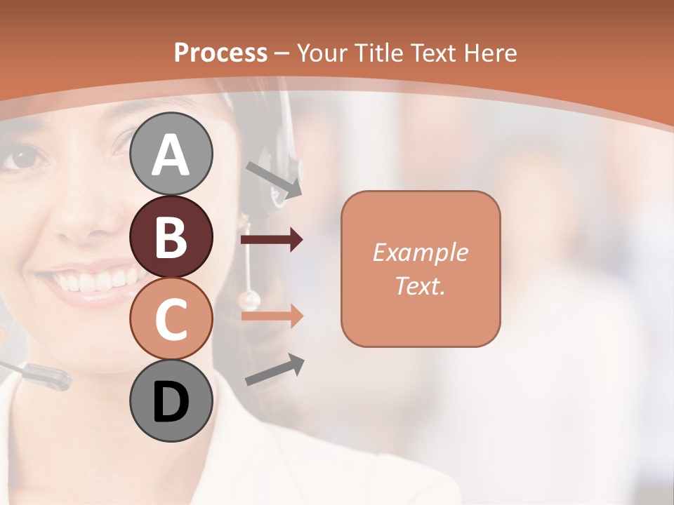 Customer Telemarketing Hispanic PowerPoint Template
