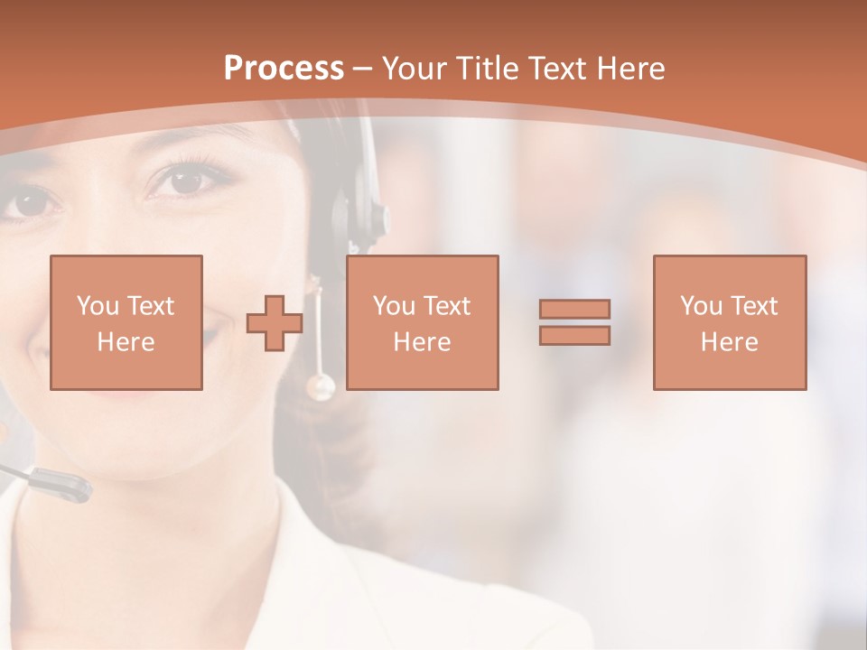 Customer Telemarketing Hispanic PowerPoint Template