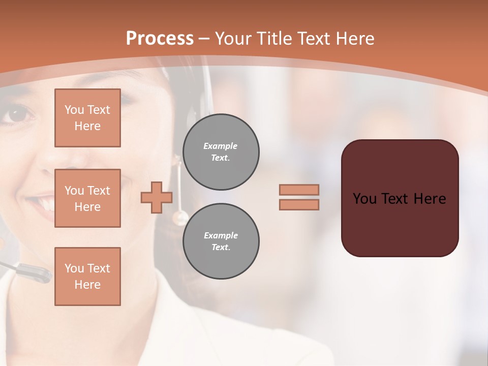 Customer Telemarketing Hispanic PowerPoint Template