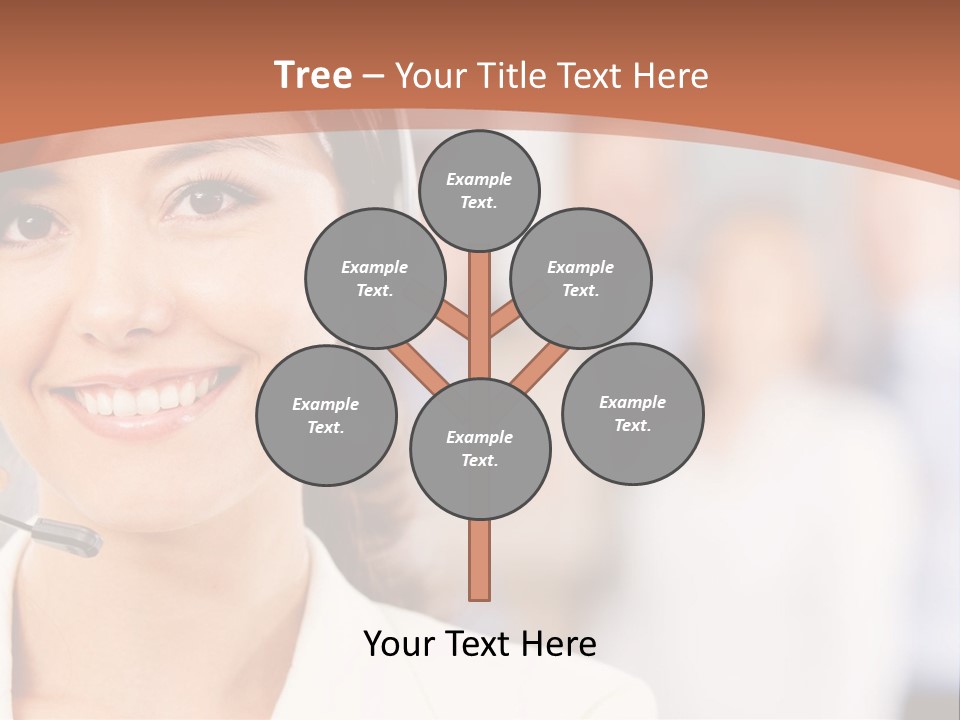 Customer Telemarketing Hispanic PowerPoint Template