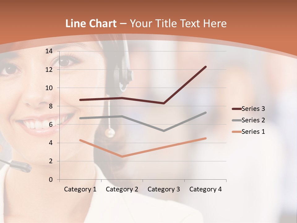 Customer Telemarketing Hispanic PowerPoint Template