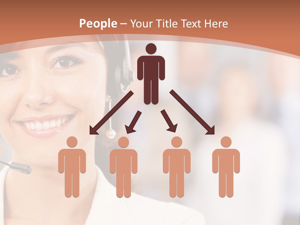 Customer Telemarketing Hispanic PowerPoint Template