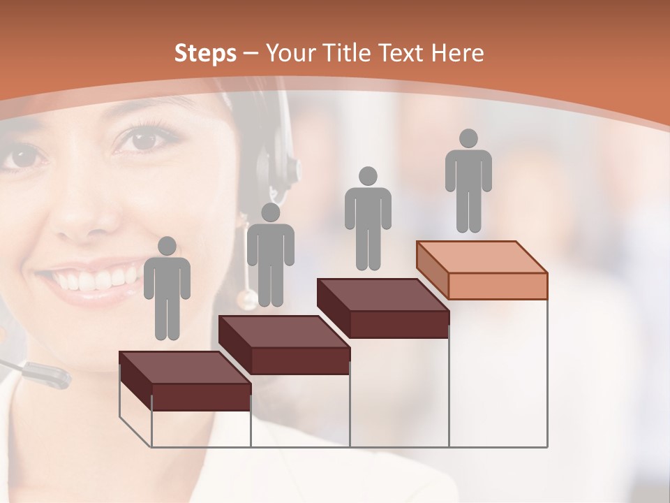 Customer Telemarketing Hispanic PowerPoint Template