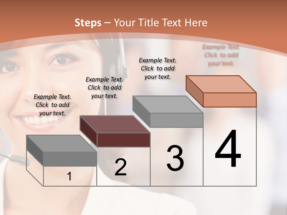 Customer Telemarketing Hispanic PowerPoint Template