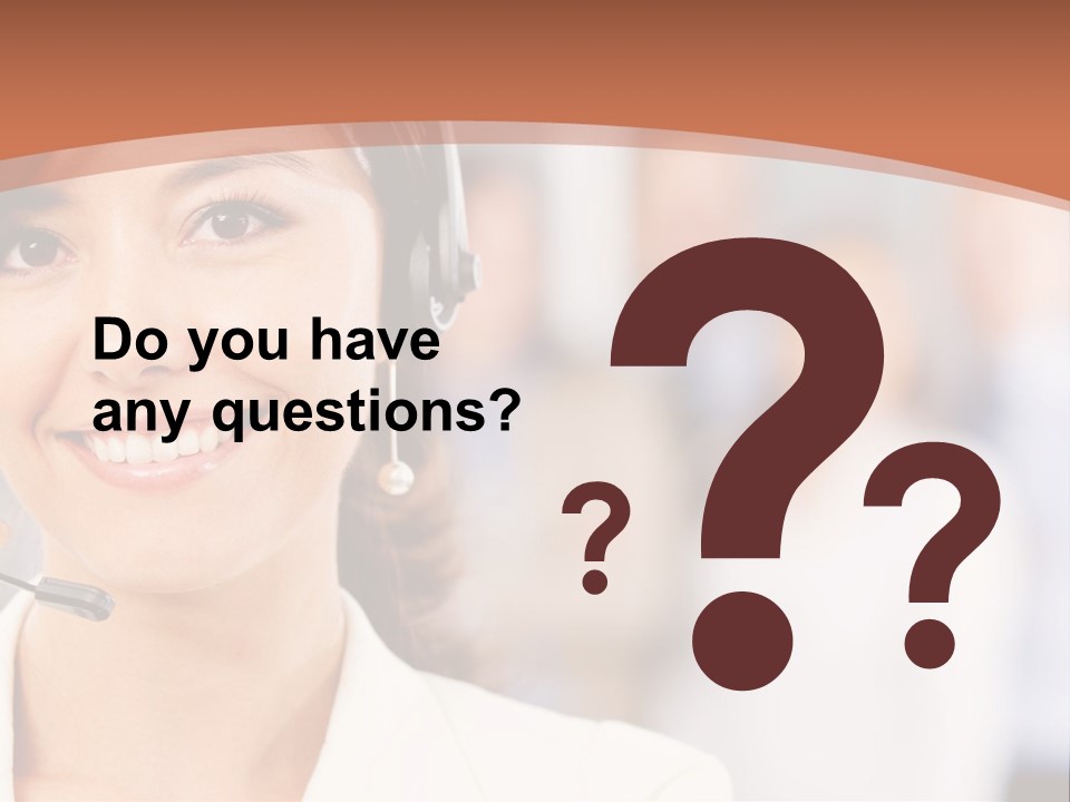 Customer Telemarketing Hispanic PowerPoint Template