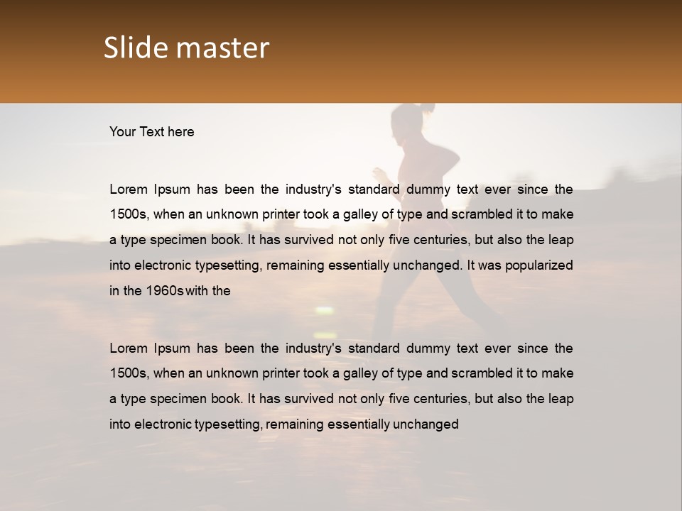 Fit Park Fall PowerPoint Template