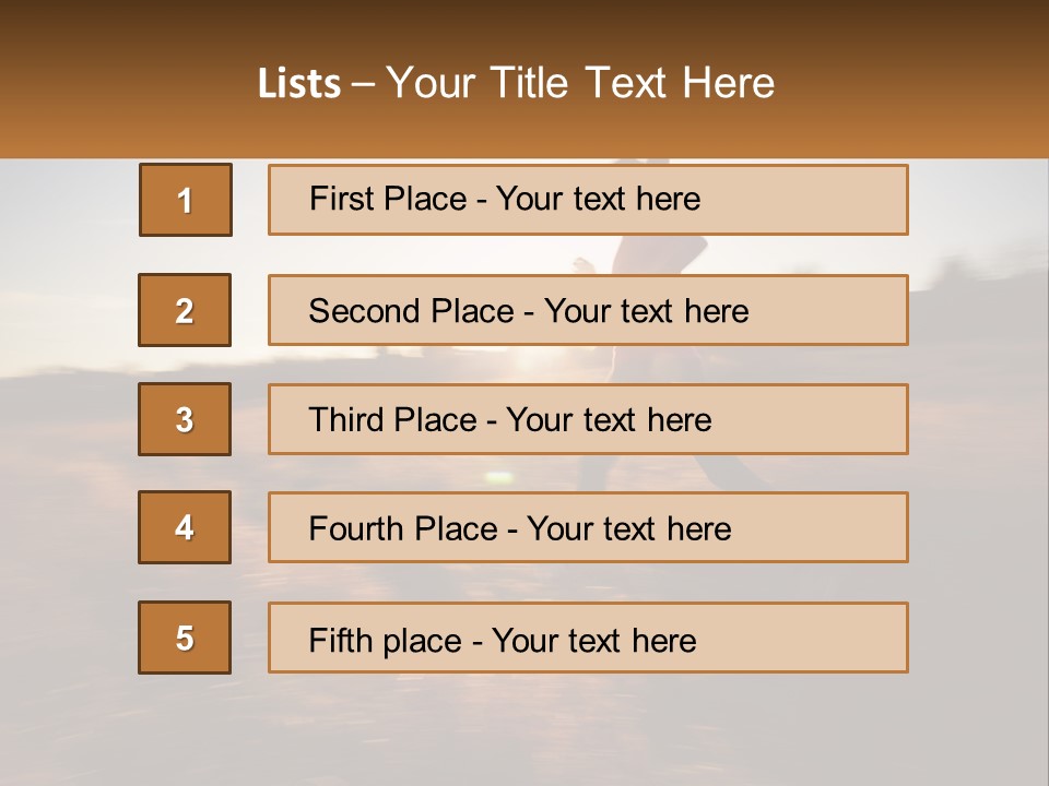 Fit Park Fall PowerPoint Template