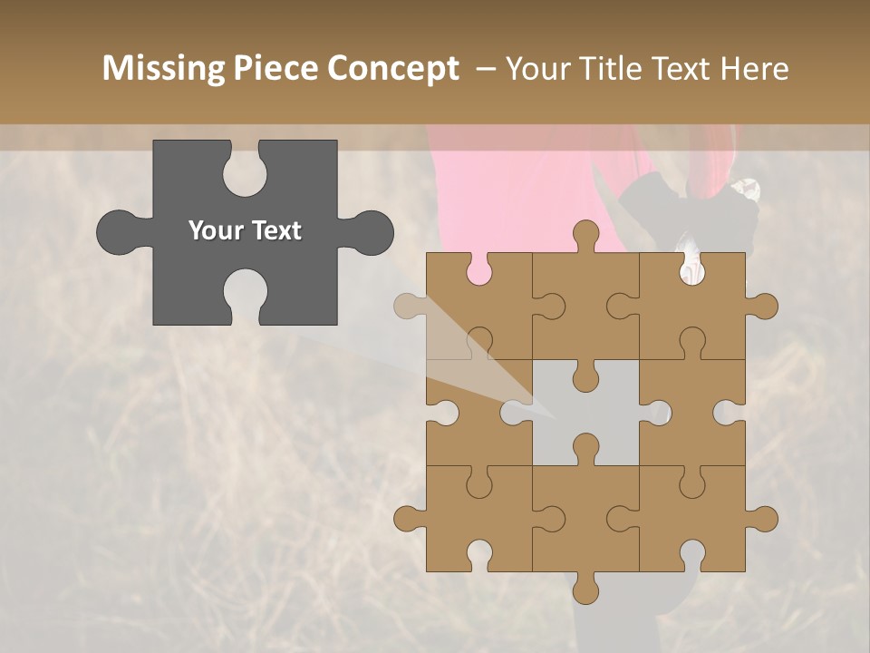 White Sportswear Girl PowerPoint Template