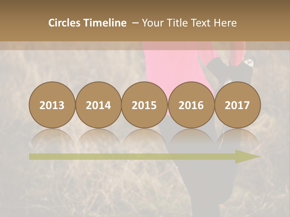 White Sportswear Girl PowerPoint Template