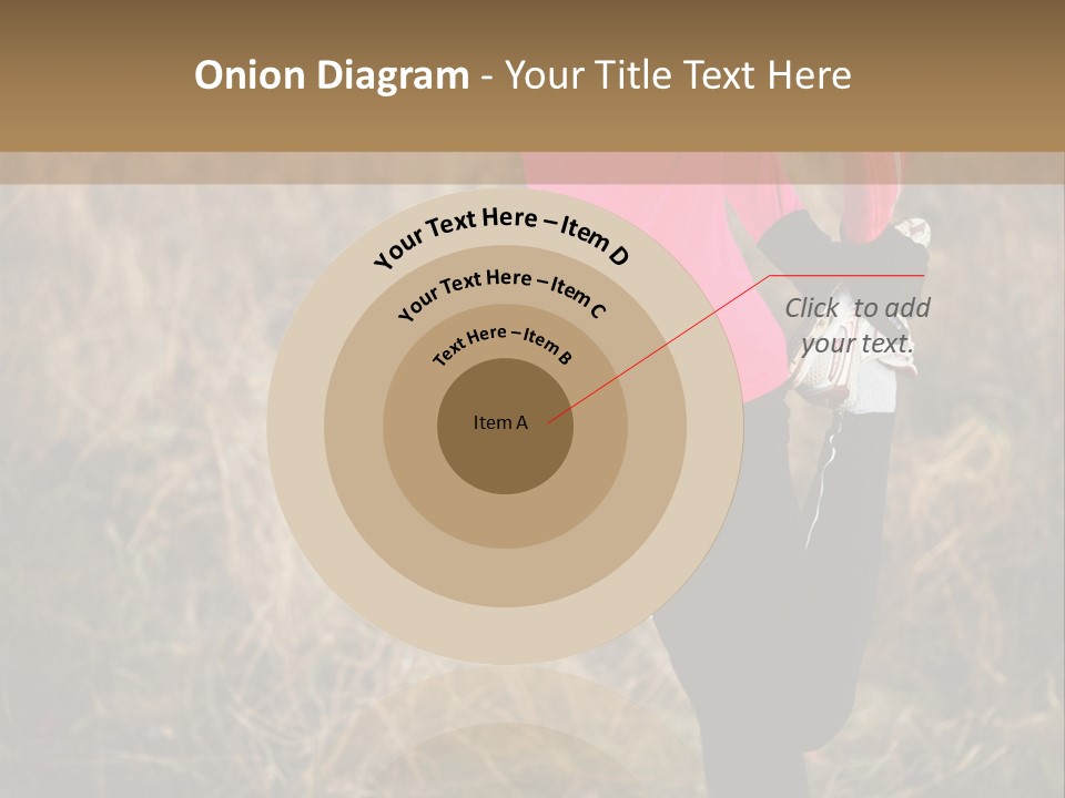 White Sportswear Girl PowerPoint Template