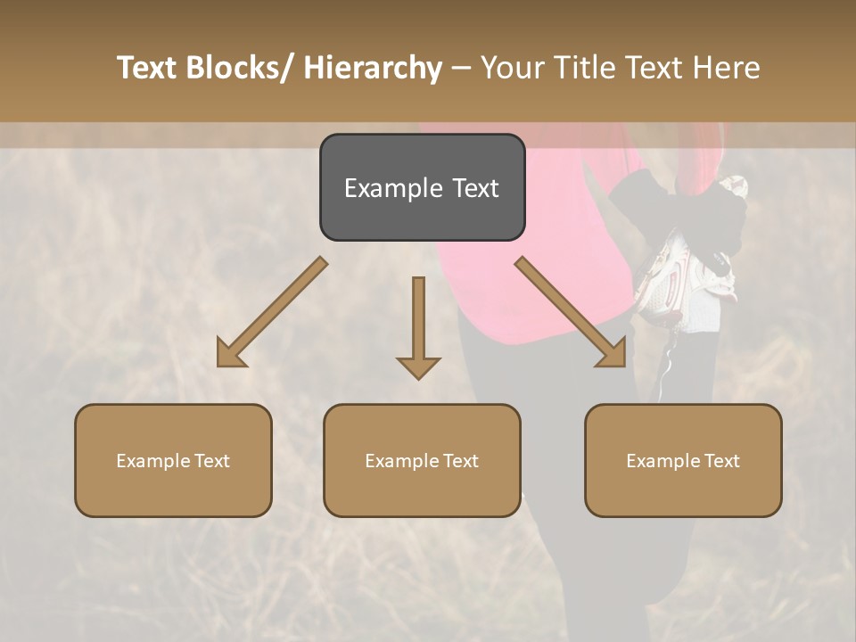 White Sportswear Girl PowerPoint Template