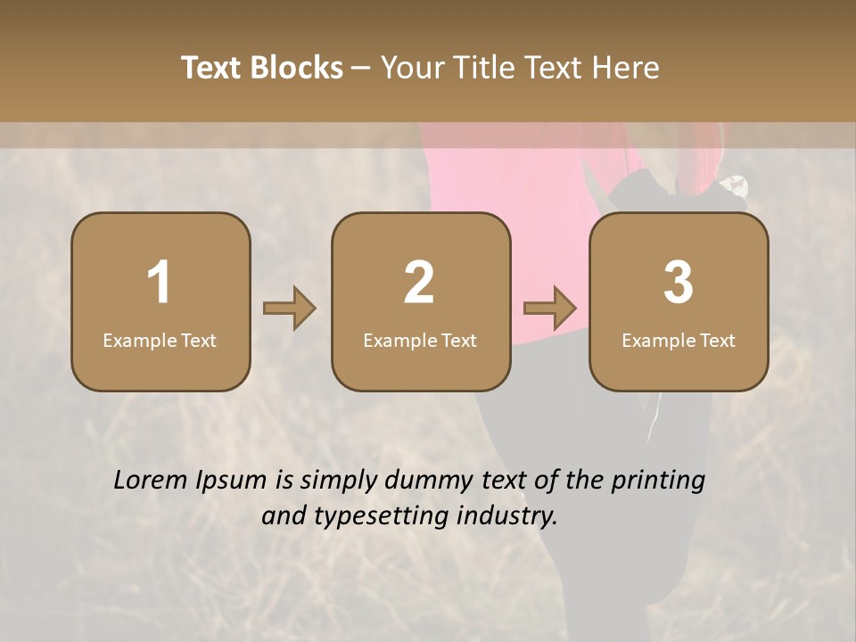 White Sportswear Girl PowerPoint Template