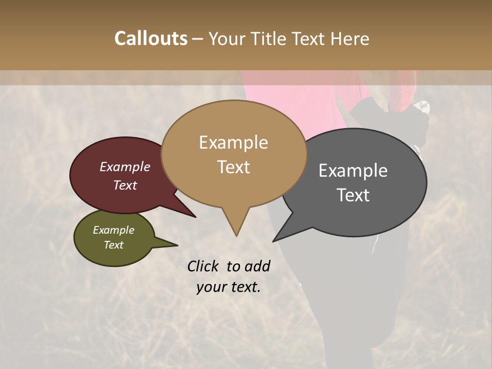 White Sportswear Girl PowerPoint Template