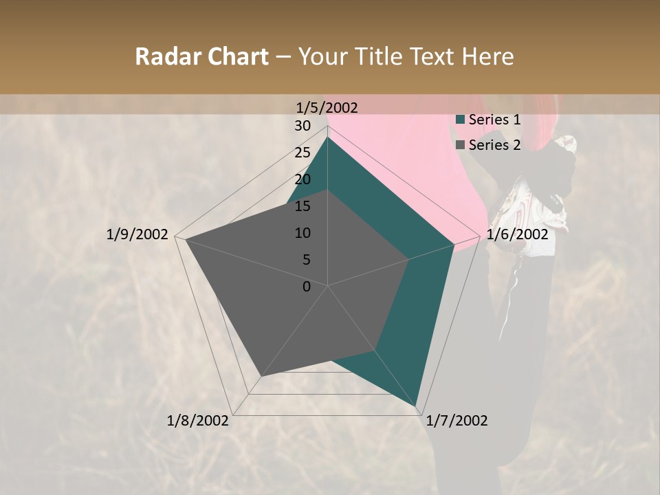 White Sportswear Girl PowerPoint Template