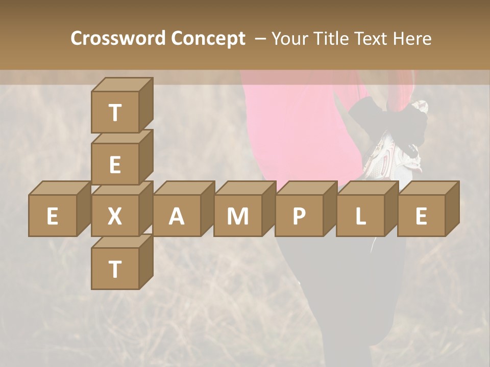 White Sportswear Girl PowerPoint Template