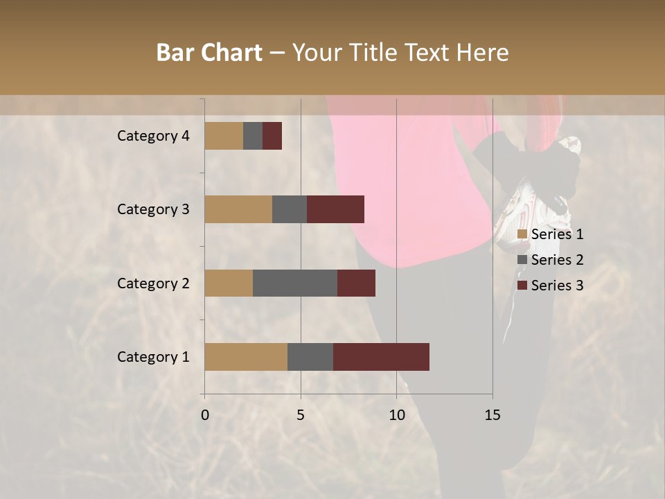 White Sportswear Girl PowerPoint Template