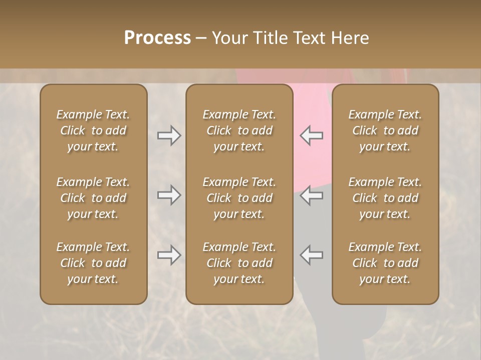 White Sportswear Girl PowerPoint Template