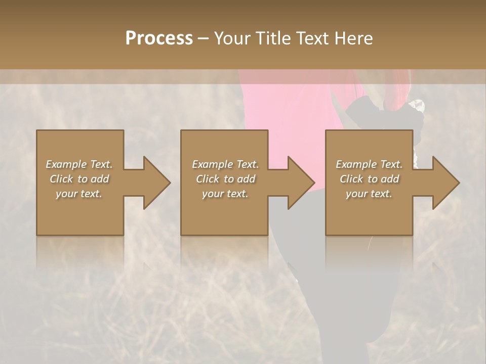 White Sportswear Girl PowerPoint Template