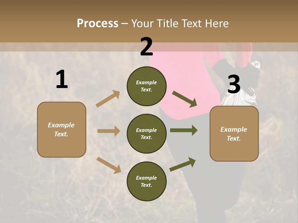 White Sportswear Girl PowerPoint Template