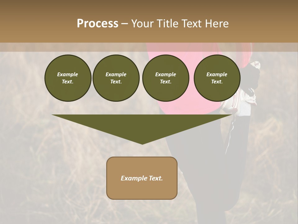 White Sportswear Girl PowerPoint Template