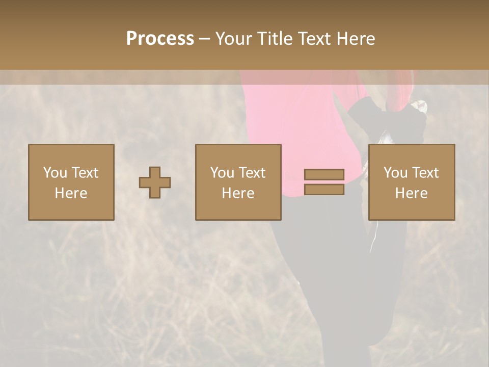 White Sportswear Girl PowerPoint Template