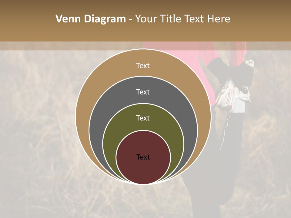 White Sportswear Girl PowerPoint Template