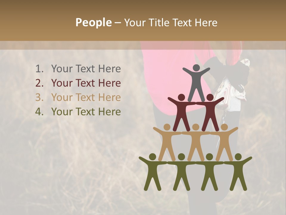 White Sportswear Girl PowerPoint Template