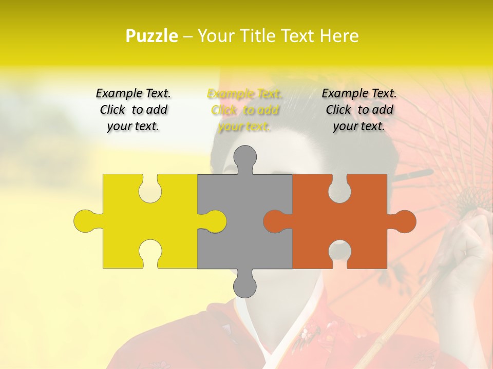 Geisha Japanese Shine PowerPoint Template