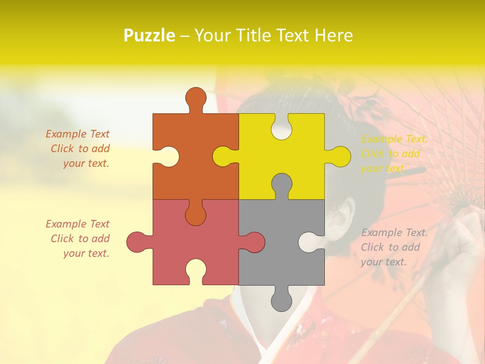 Geisha Japanese Shine PowerPoint Template