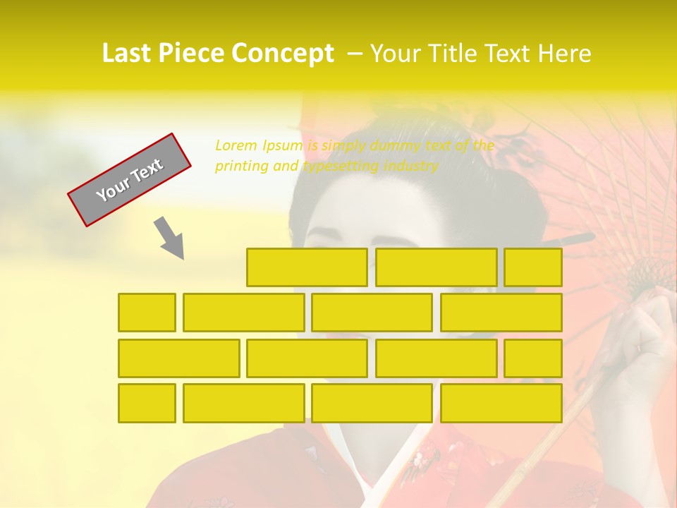 Geisha Japanese Shine PowerPoint Template