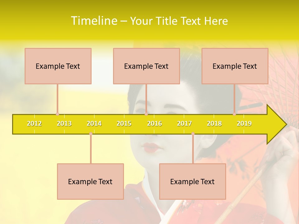 Geisha Japanese Shine PowerPoint Template