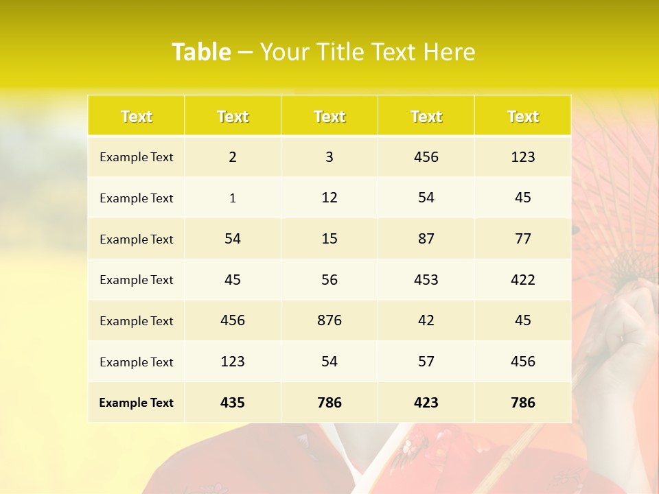 Geisha Japanese Shine PowerPoint Template