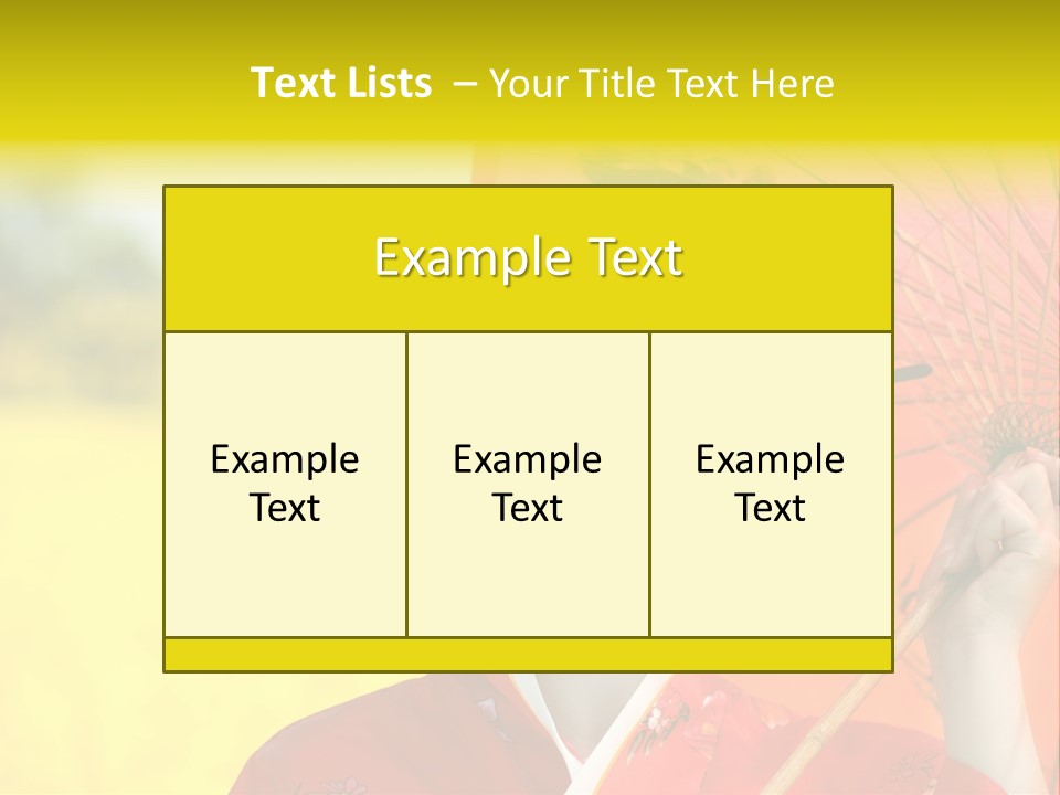 Geisha Japanese Shine PowerPoint Template