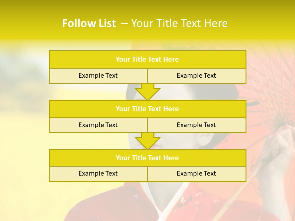 Geisha Japanese Shine PowerPoint Template