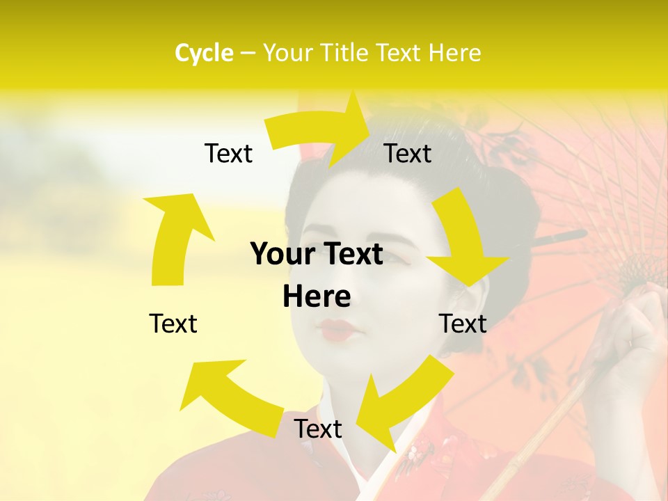 Geisha Japanese Shine PowerPoint Template