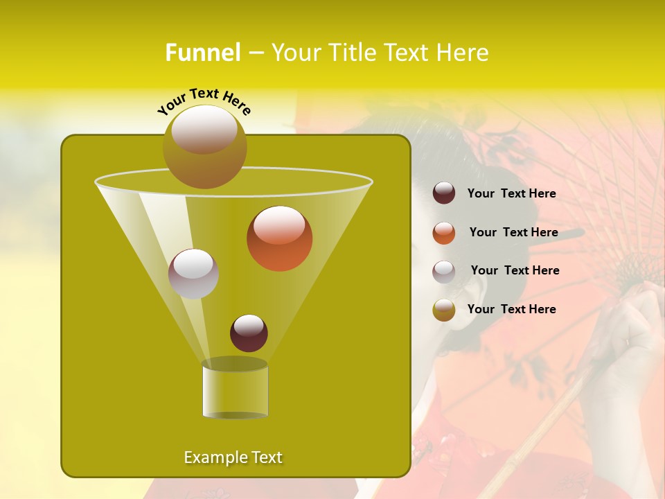 Geisha Japanese Shine PowerPoint Template