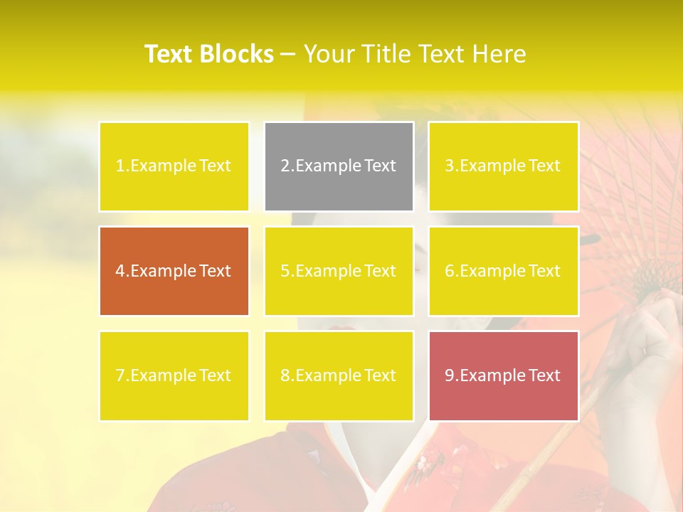 Geisha Japanese Shine PowerPoint Template